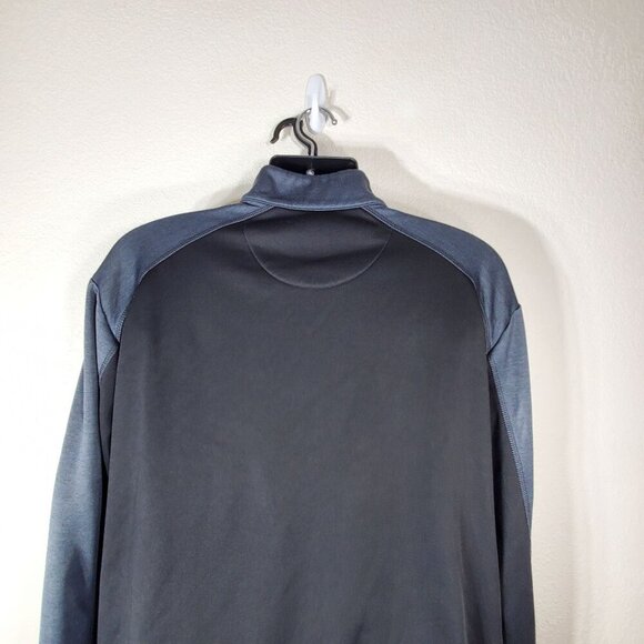 Callaway Mens XL Black & Gray Quarter-Zip Long Sleeve Pullover Golf Sweatshirt - Picture 7 of 7